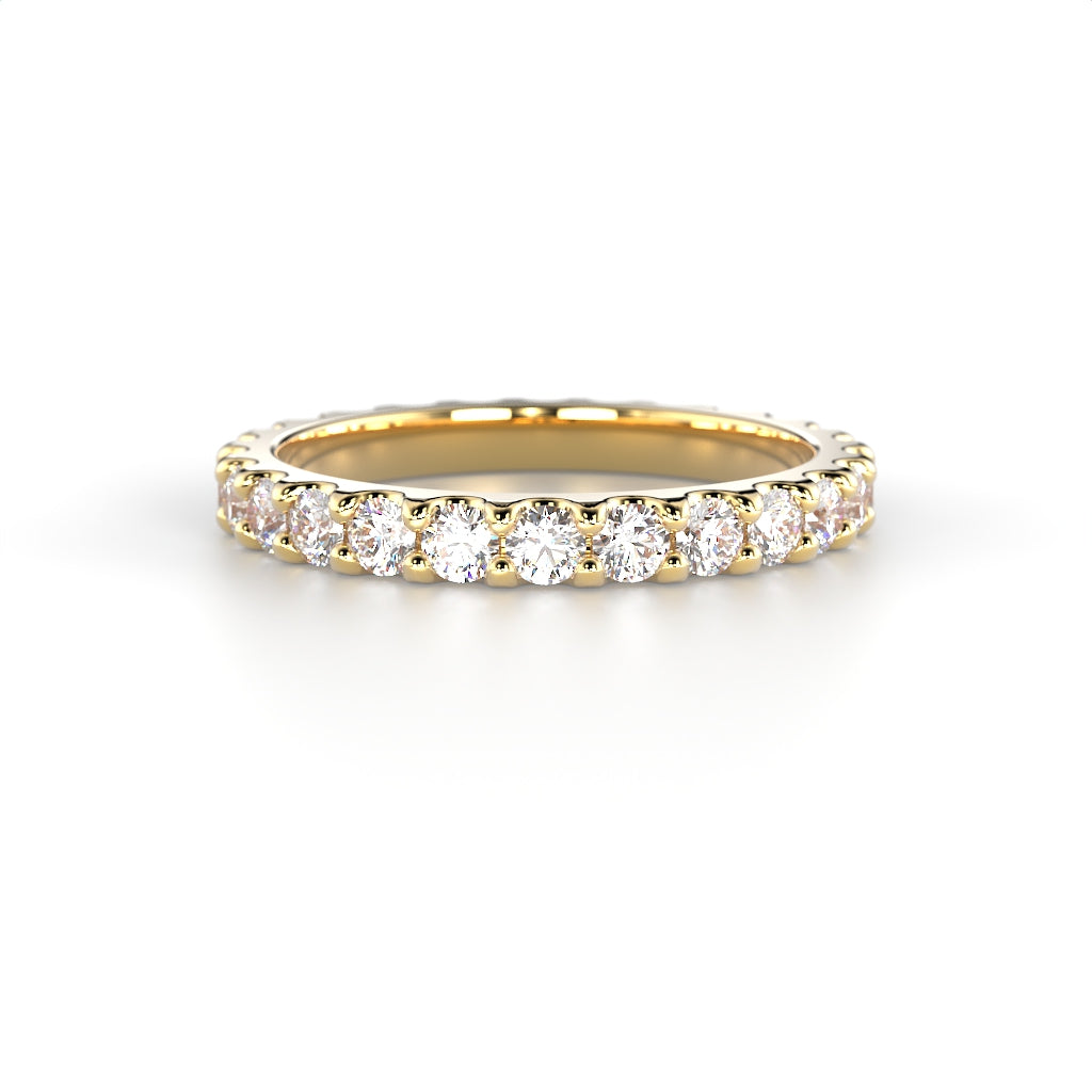 Timanttirivisormus Juliette allianssi 1,04 ct