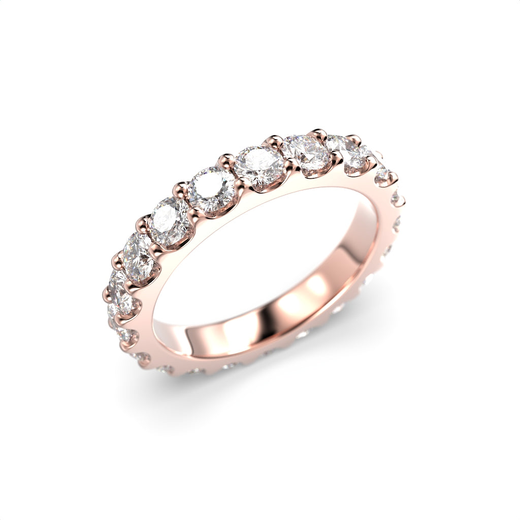 Timanttirivisormus Juliette allianssi 2,00 ct