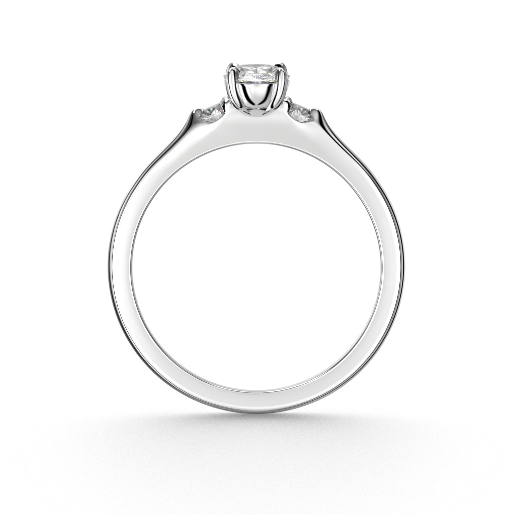 NYHET Diamantring Selena Side 0,62 ct