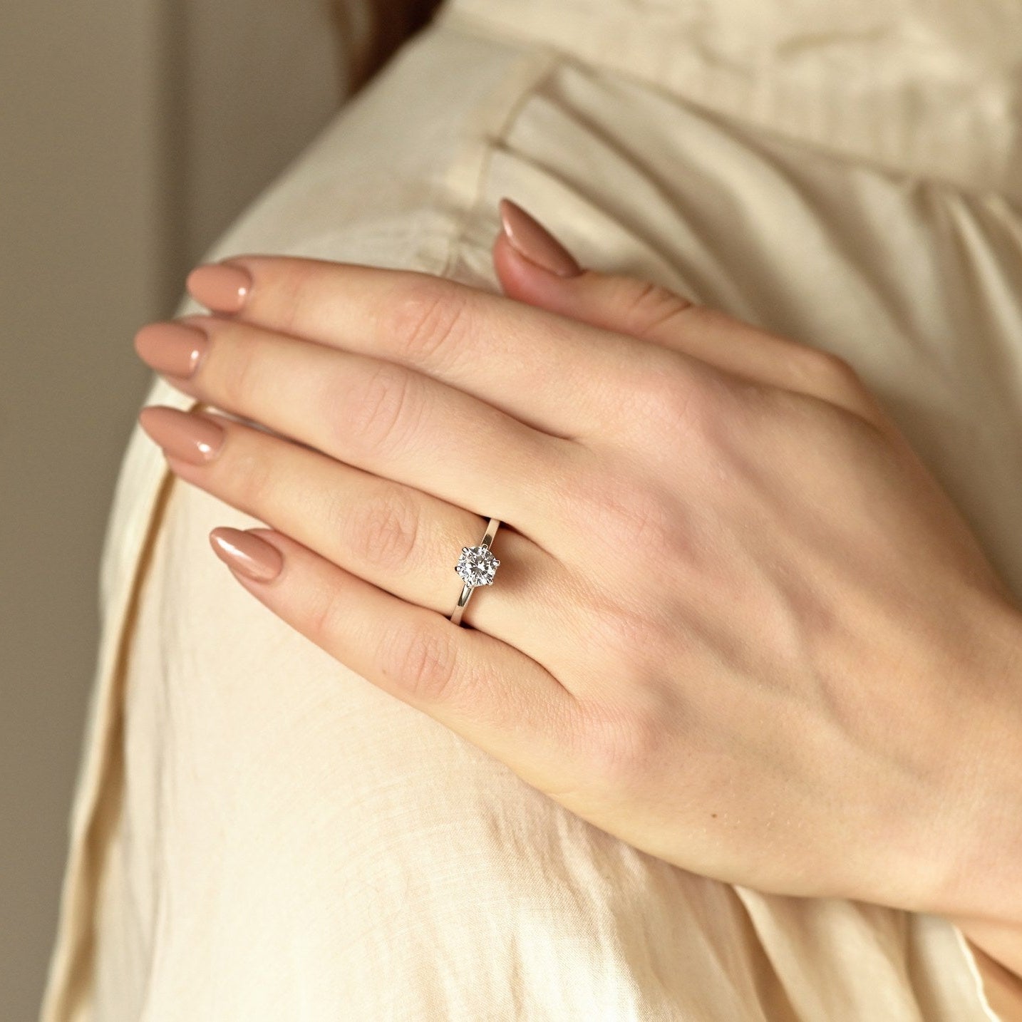 NYHET Diamantring Adele 1.00