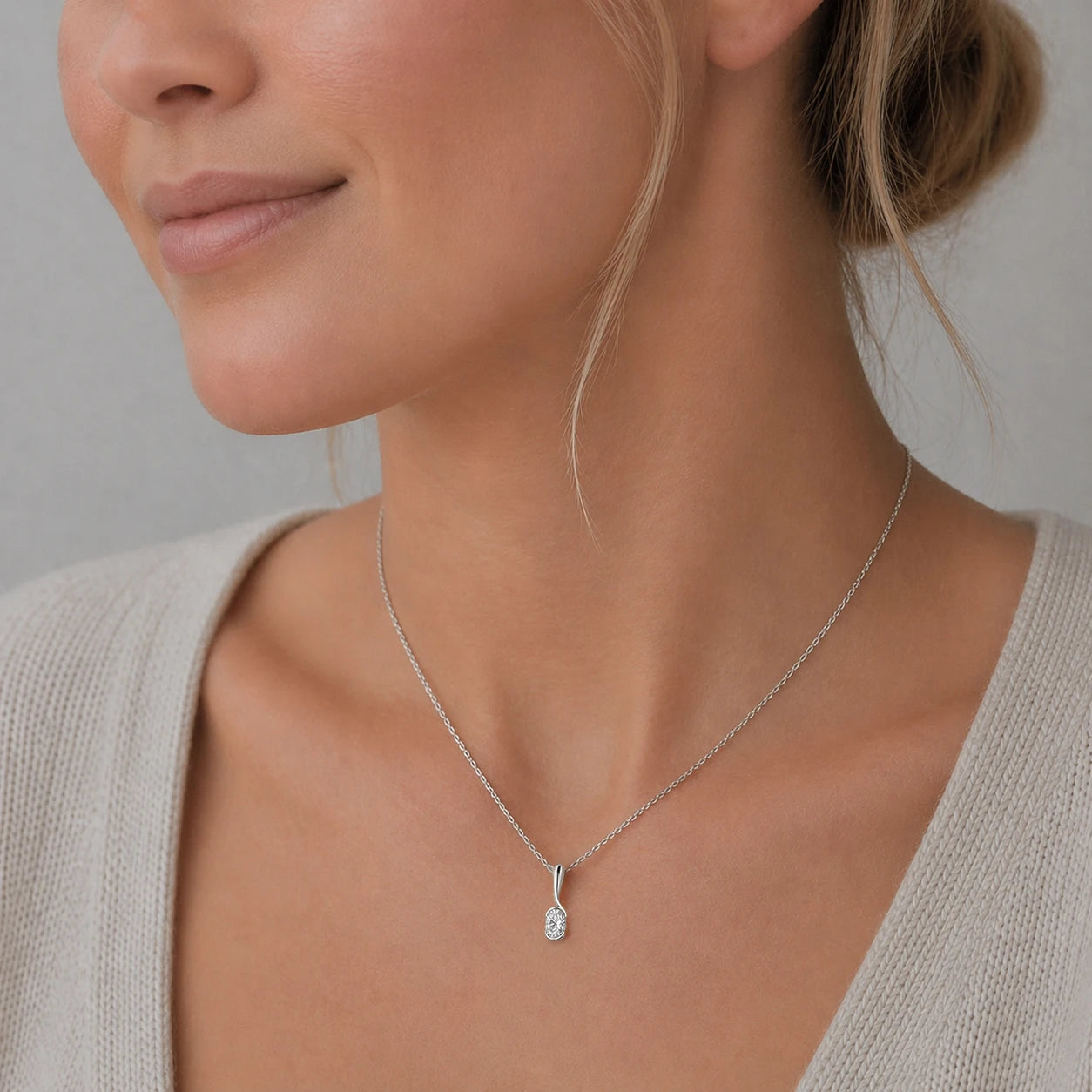 Diamond pendant Auréa 0,50 ct