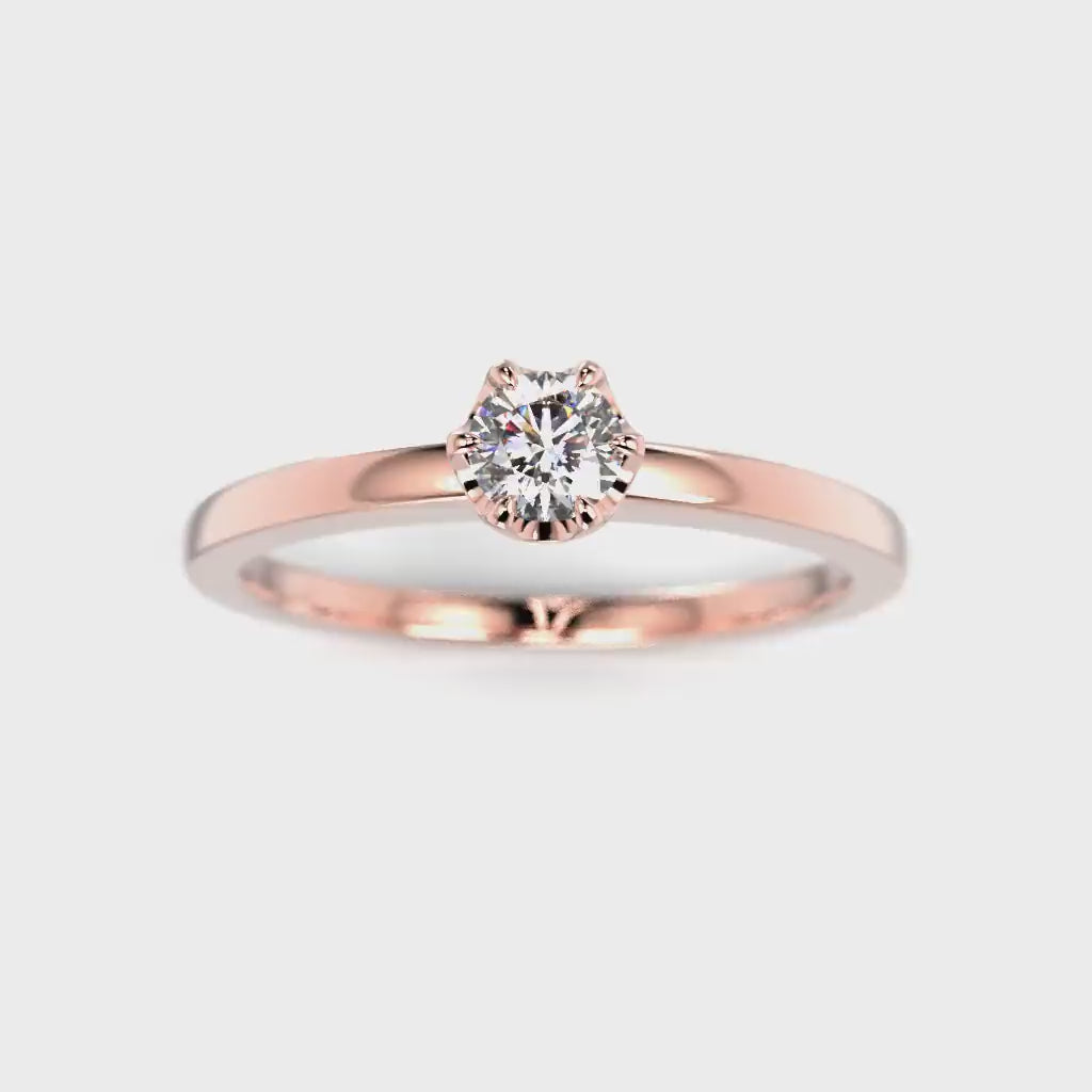 Diamantring Adele 0.30
