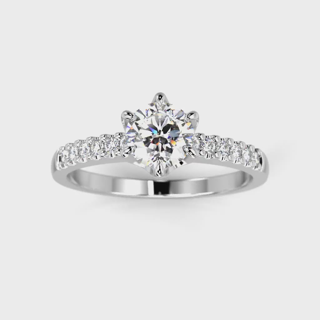 NYHET Diamantring Julianna Krona 0.62 ct