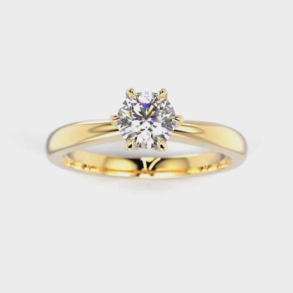 NEW Diamond Ring Classic 23 0.50 ct