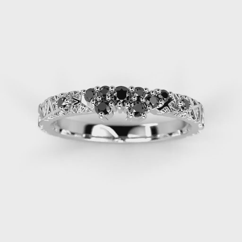 Diamantring Routa Love Page Black