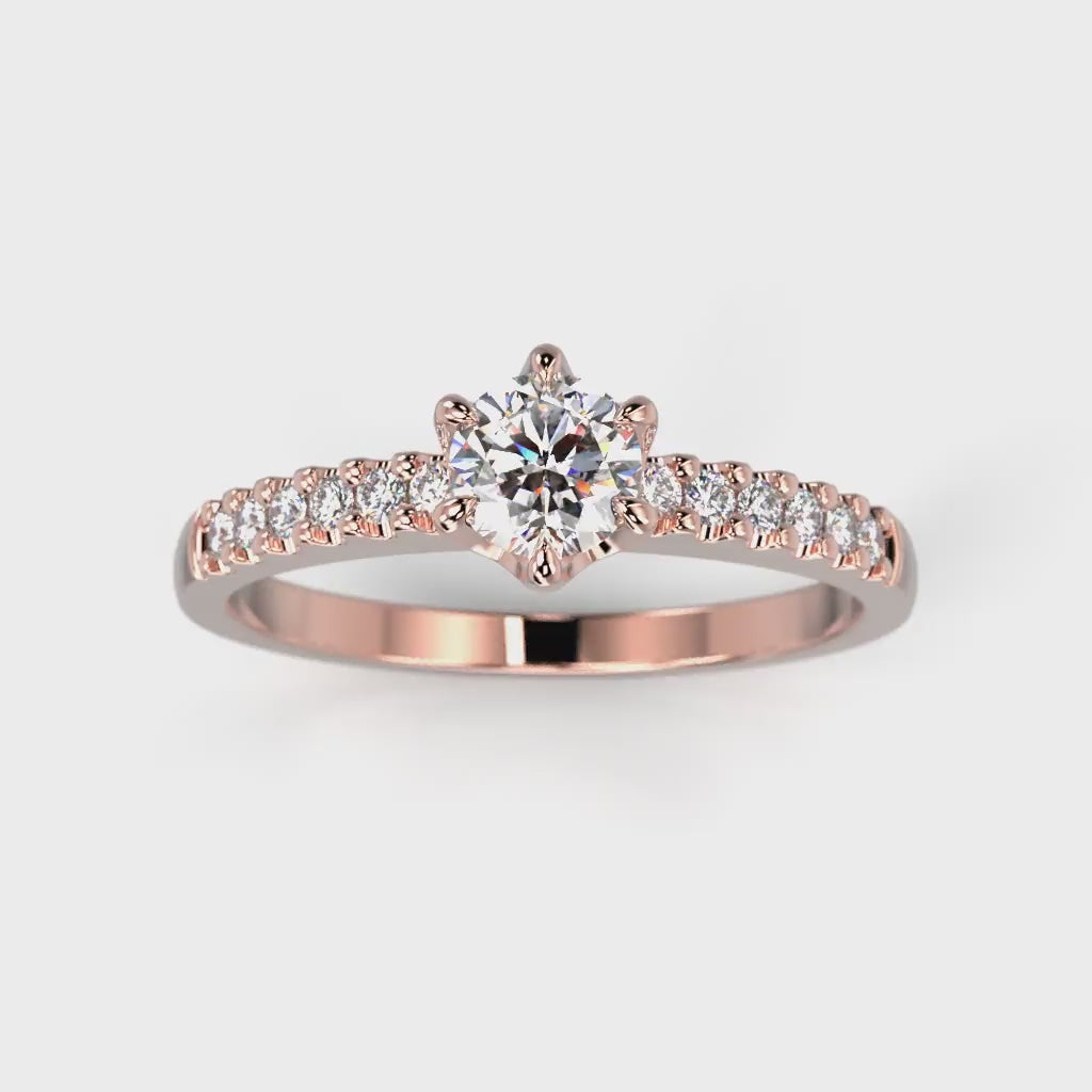 NYHET Diamantring Julianna Krona 0.42 ct