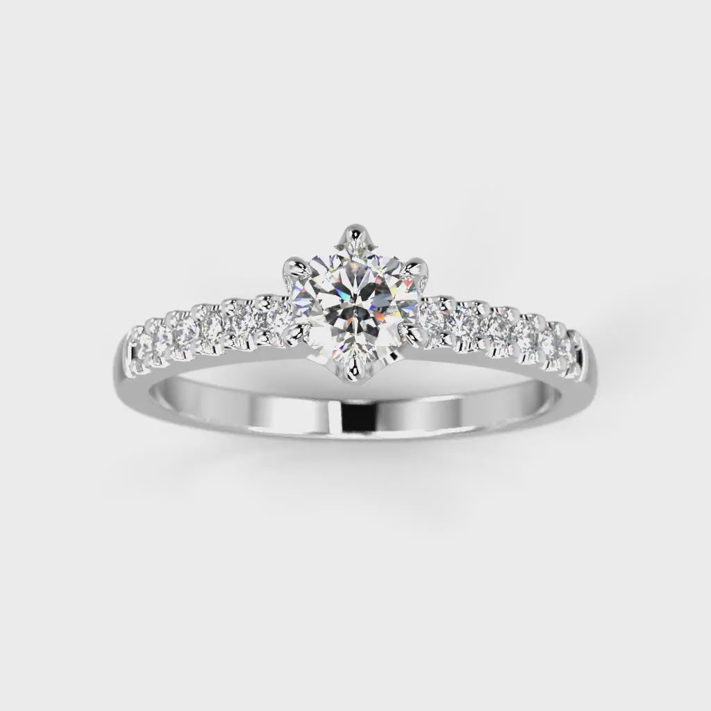 NYHET Diamantring Julianna Krona 0.42 ct