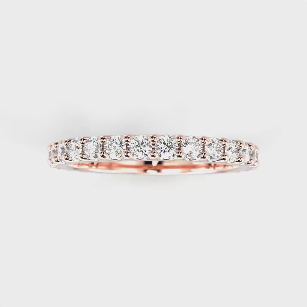 Timanttirivisormus Juliette allianssi 0,84 ct
