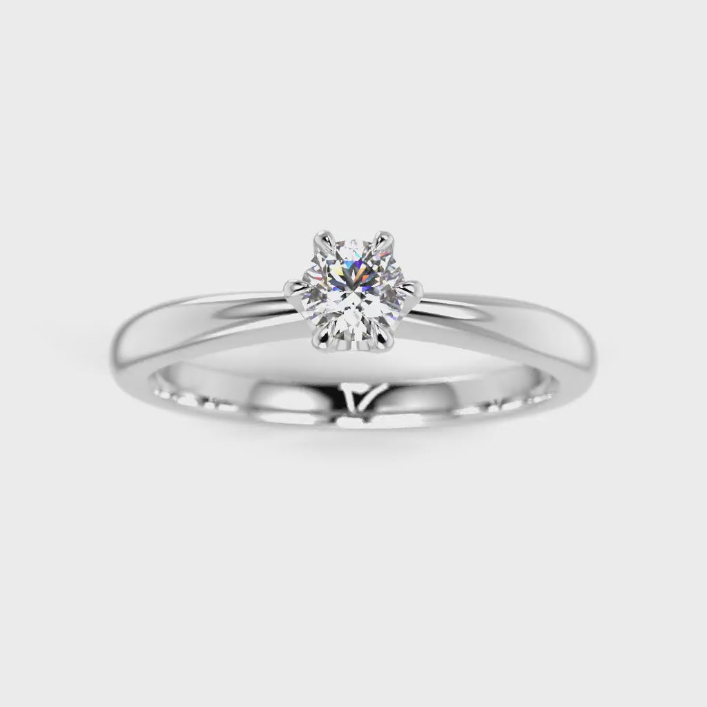 NEW Diamond Ring Classic 23 0.20 ct