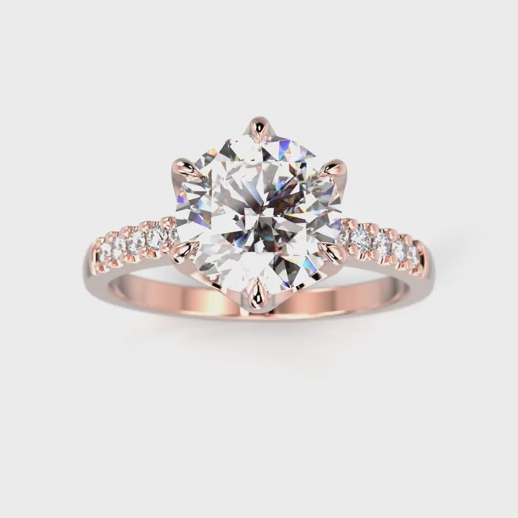 NEW Diamond Ring Julianna Crown 1.60 ct