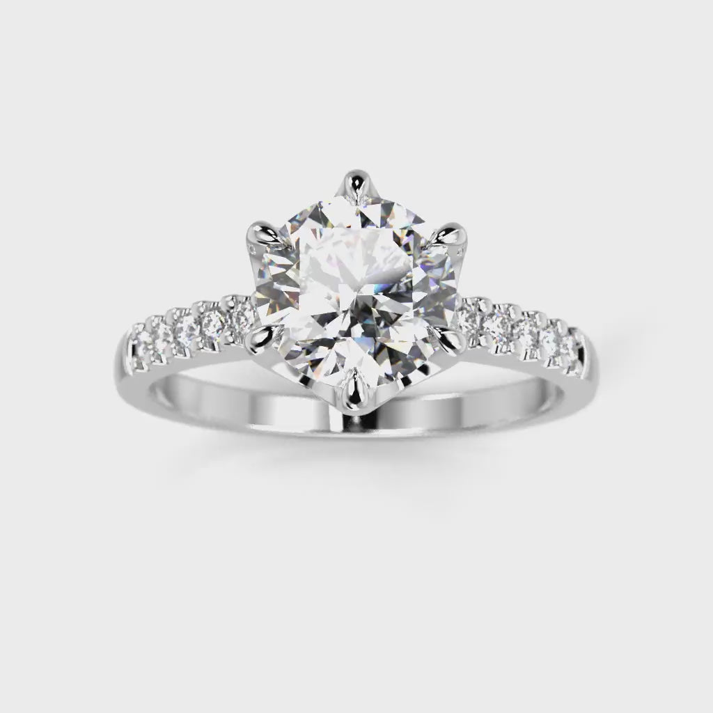 NEW Diamond Ring Julianna Crown 1.10 ct
