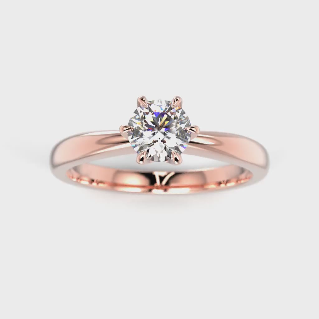 NEW Diamond Ring Classic 23 0.50 ct