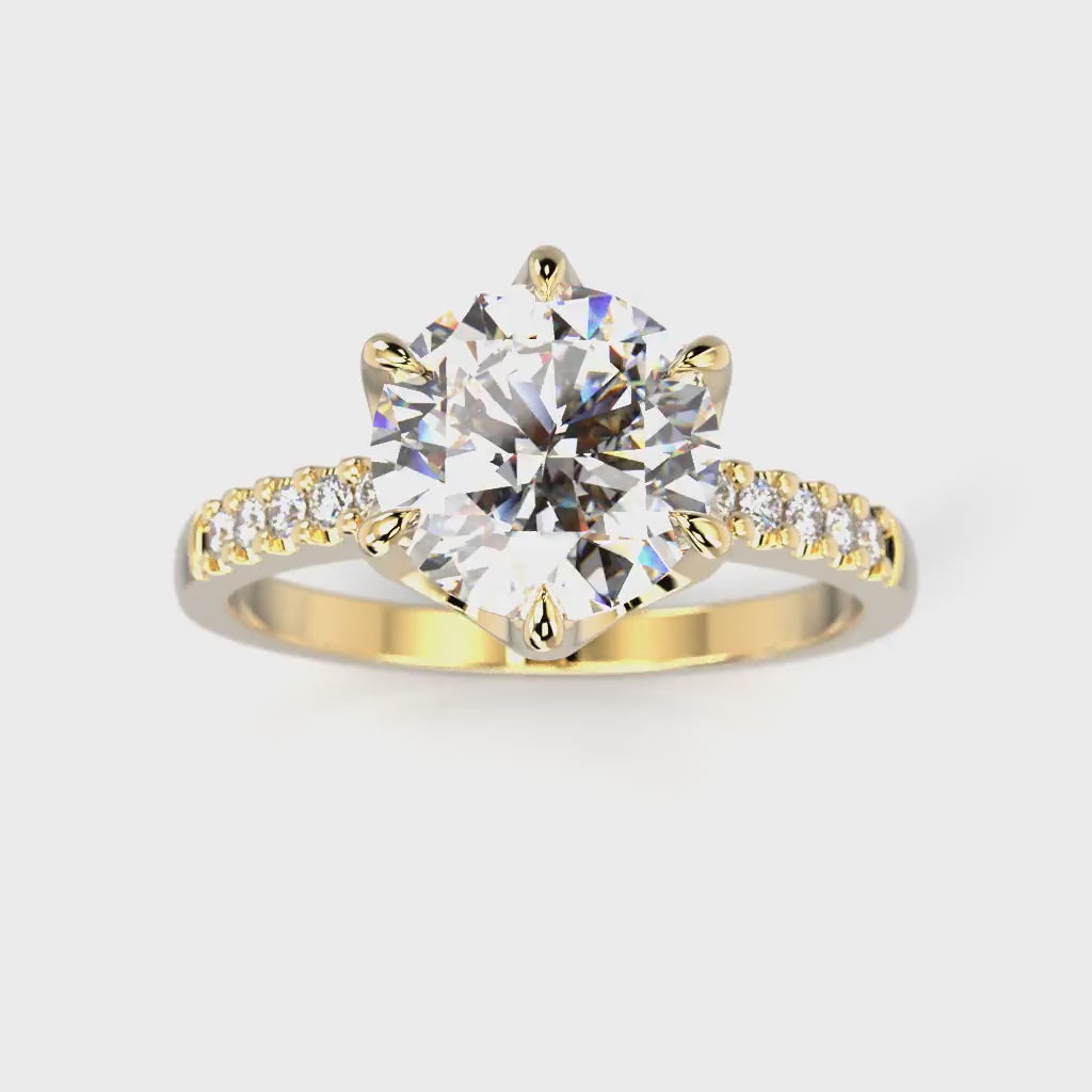 NYHET Diamantring Julianna Krona 1.60 ct