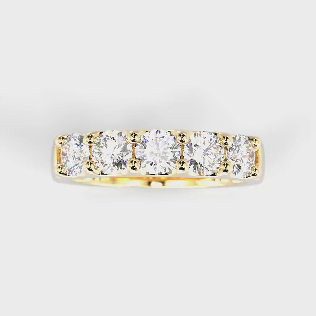 Auréa Band diamond tiara ring 0,55ct