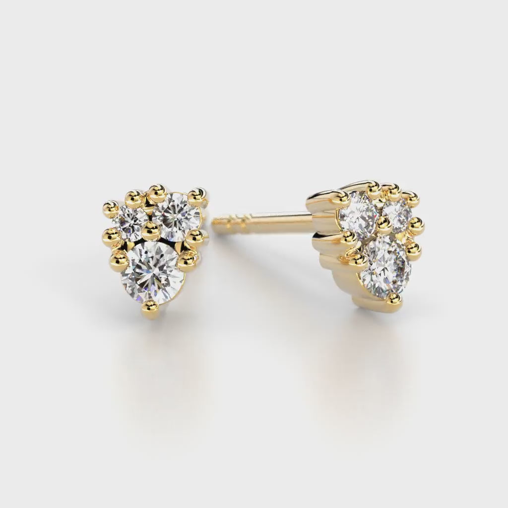 Nadja korvakorut 2x0,08 ct