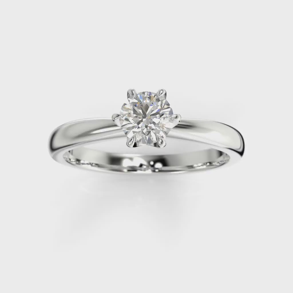 NEW Diamond Ring Classic 23 0.40 ct