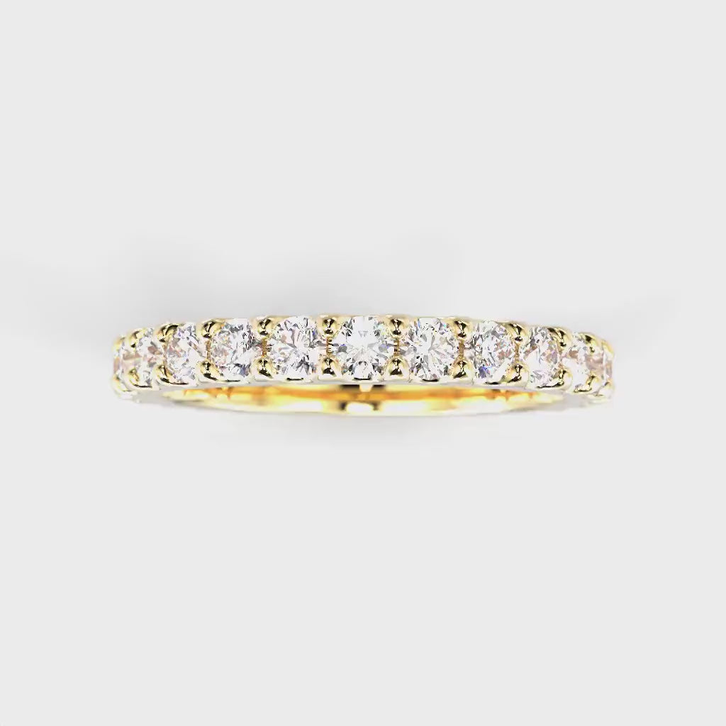 Timanttirivisormus Juliette allianssi 1,04 ct