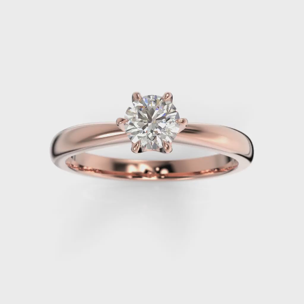 NEW Diamond Ring Classic 23 0.40 ct