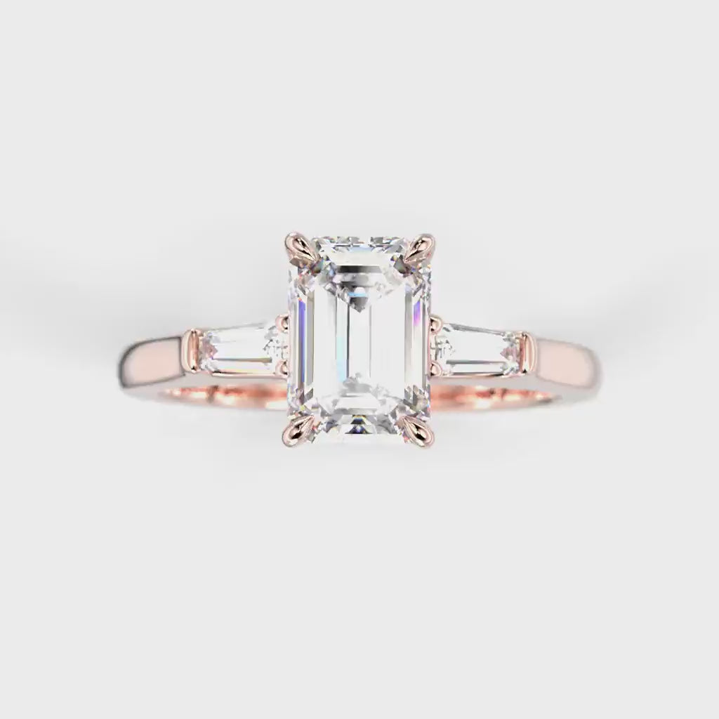 NYHET Diamantring Selena Side 0,62 ct