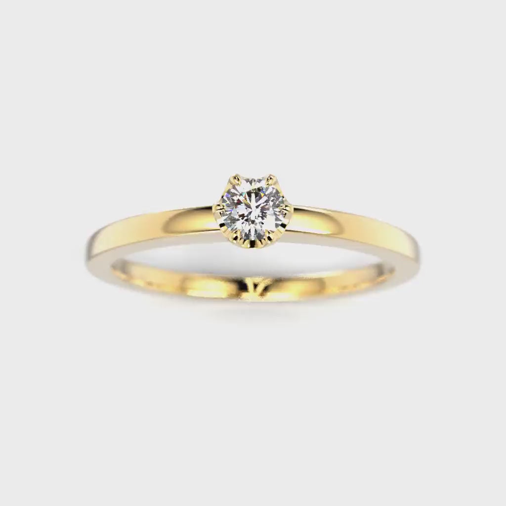 Diamantring Adele 0.30