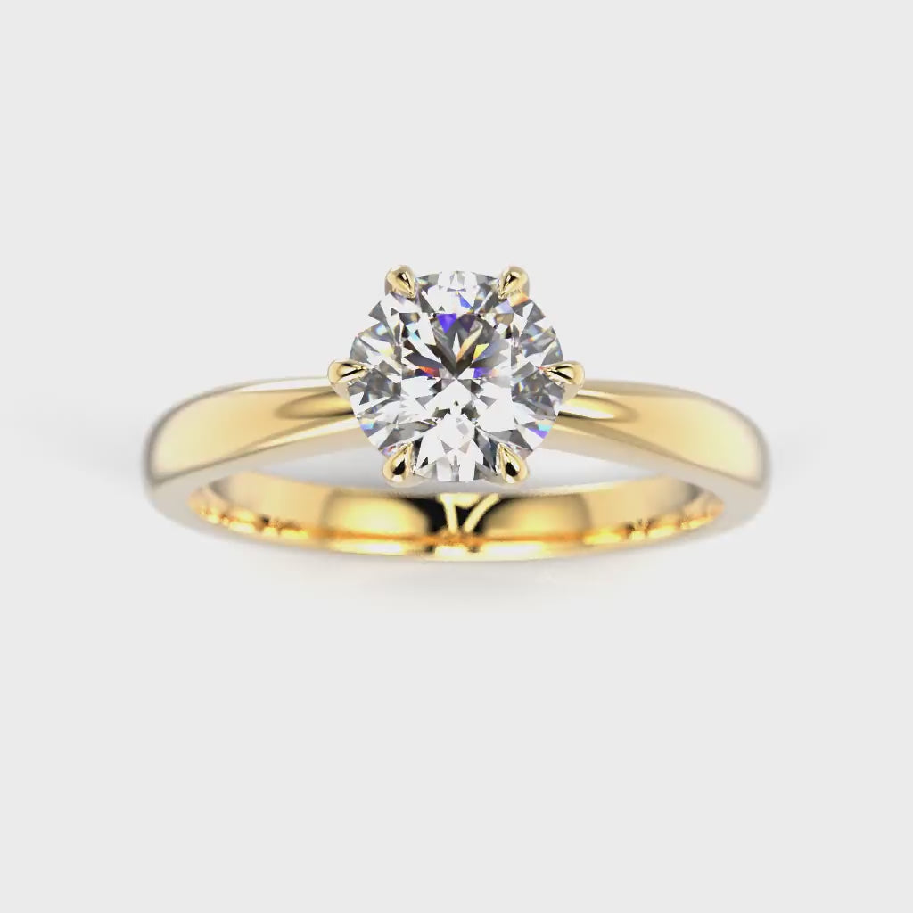 NYHET Diamantring Classic 23 0.70 ct