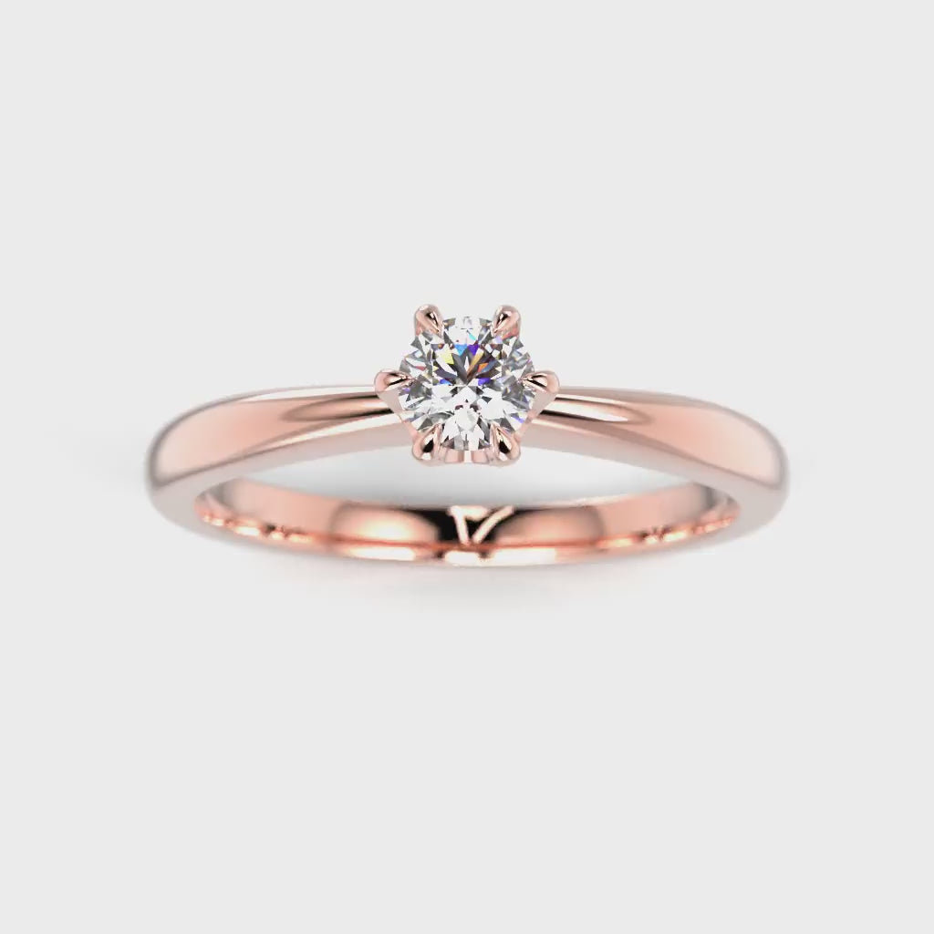 NEW Diamond Ring Classic 23 0.20 ct