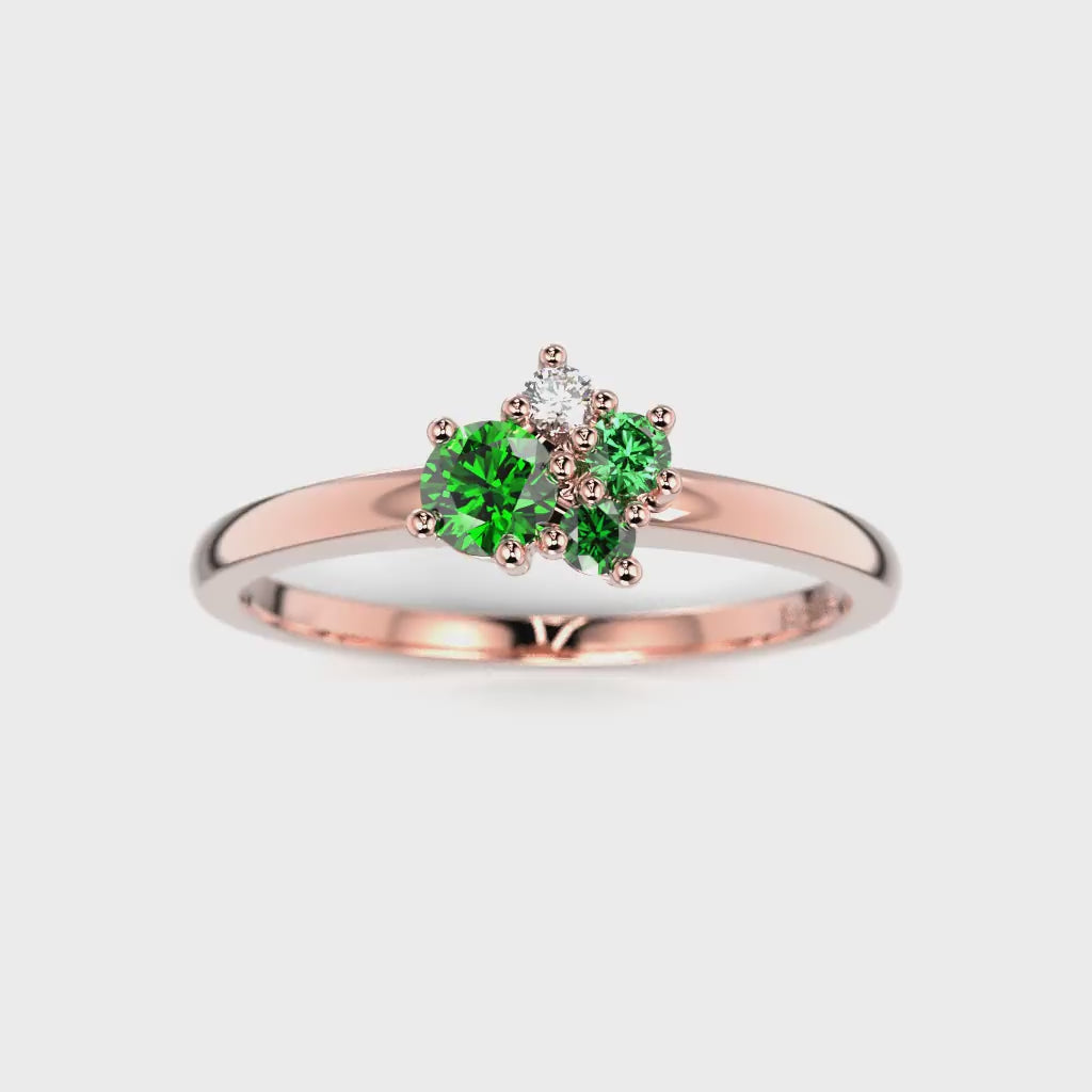 UUTUUS Nadja Bloom Green 0,17ct