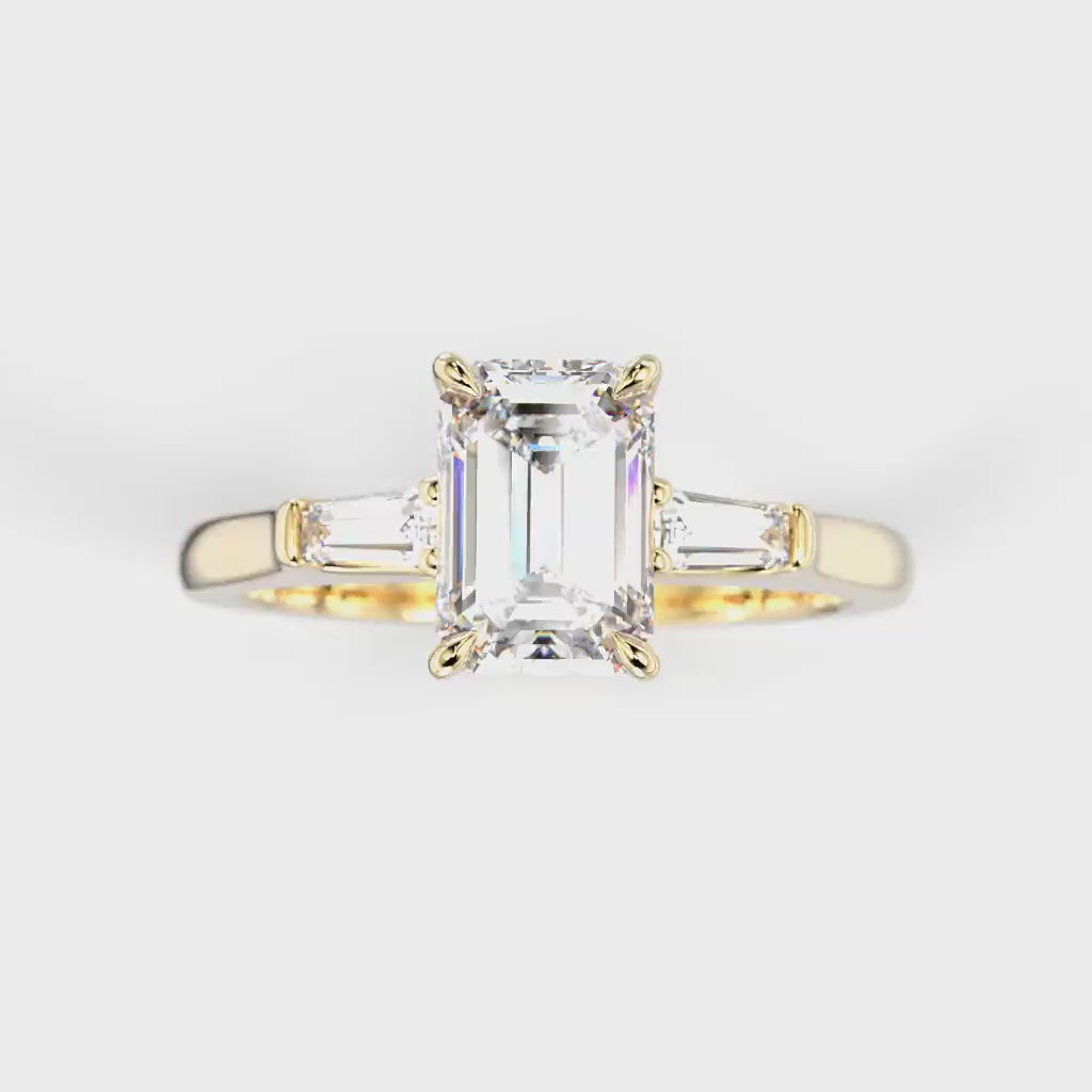 NYHET Diamantring Selena Side 0,62 ct