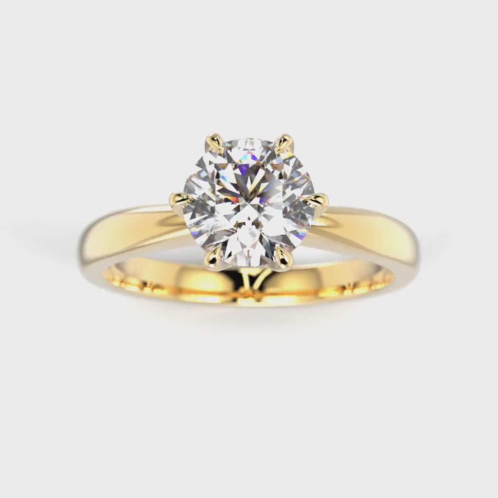 NEW Diamond Ring Classic 23 1.00 ct