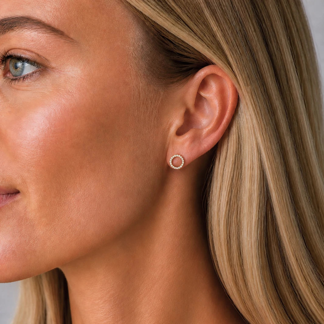 Saturn earrings
