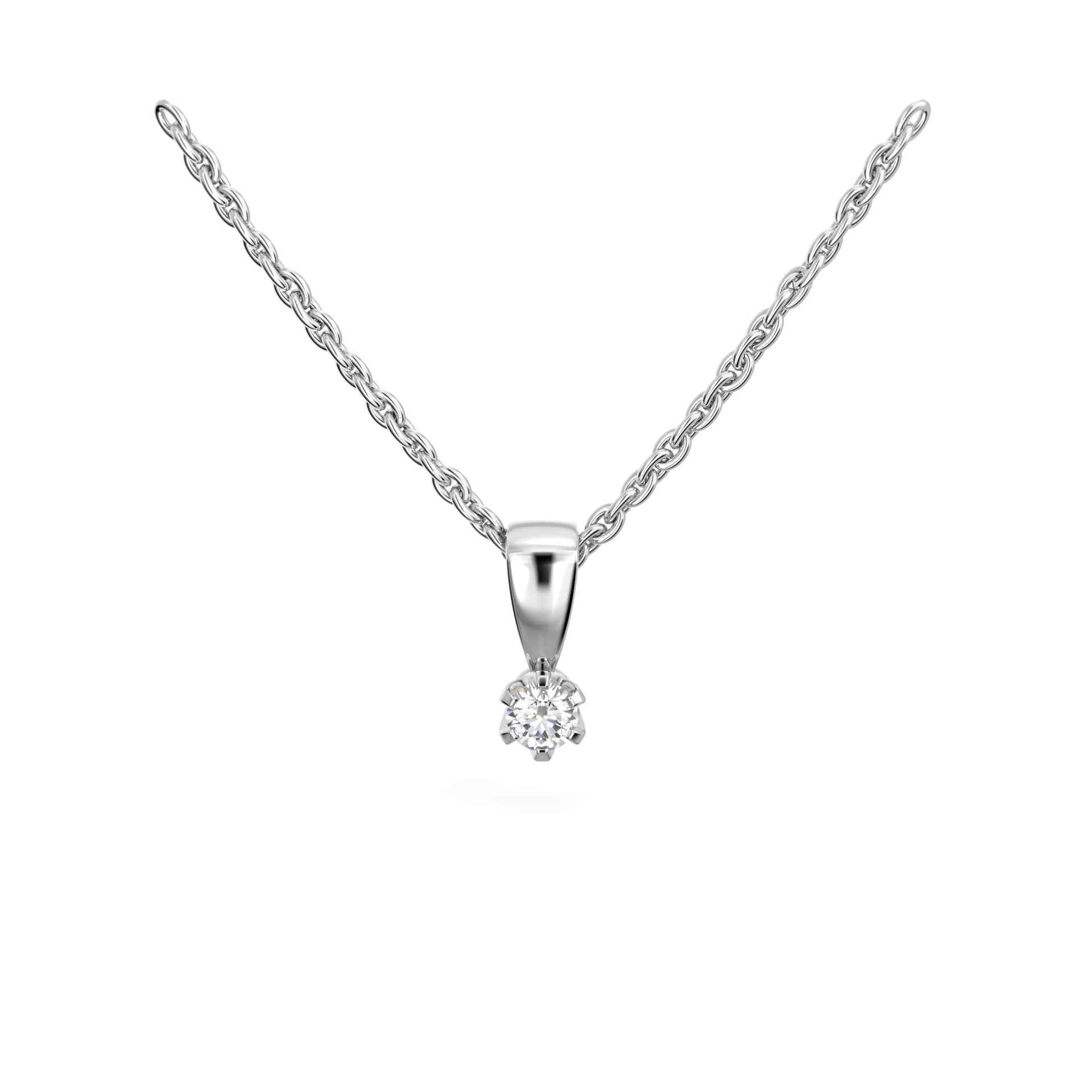 Classic Timanttikorvakorut 2x0,05 ct Festive sormus