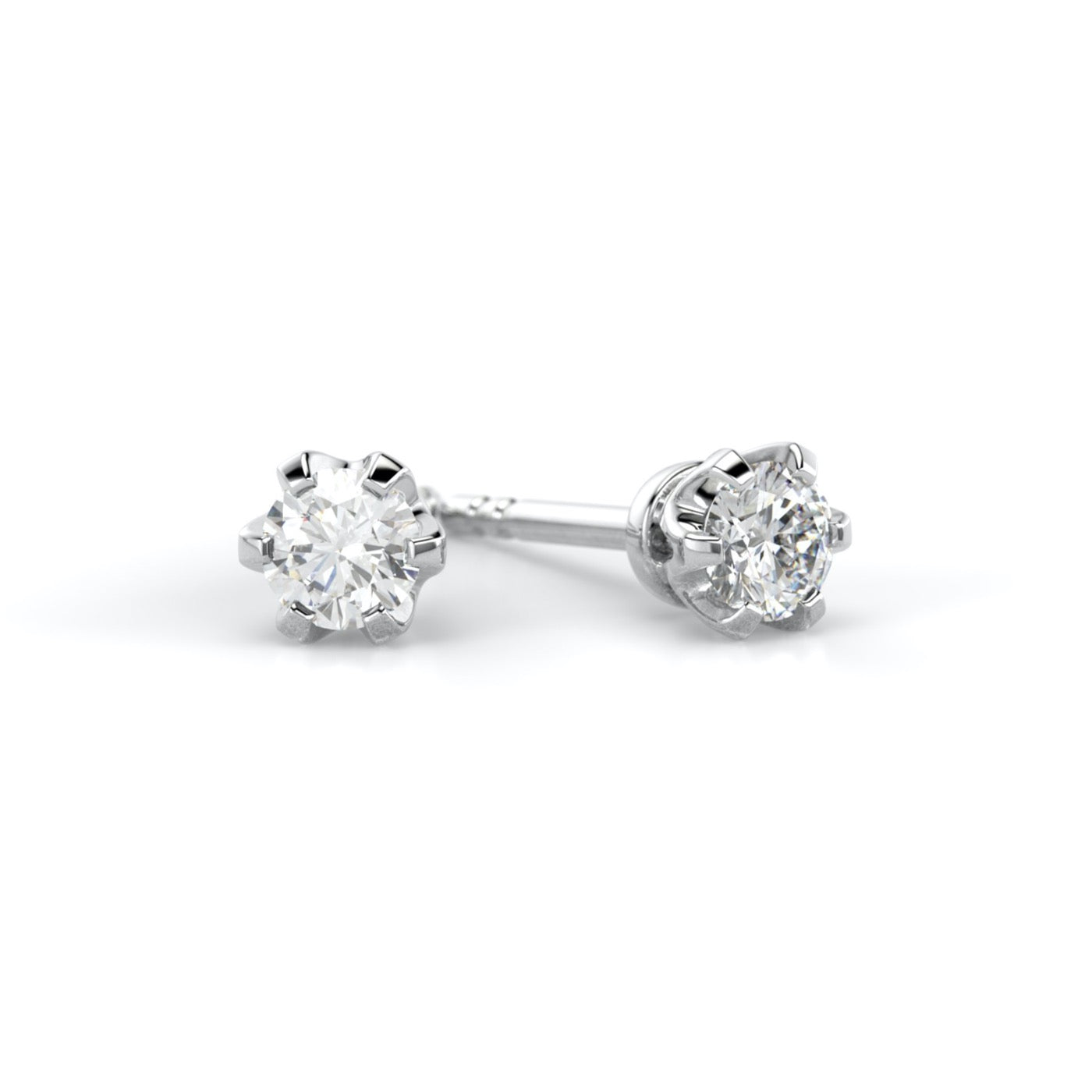 Classic Timanttikorvakorut 2x0,15 ct Festive sormus