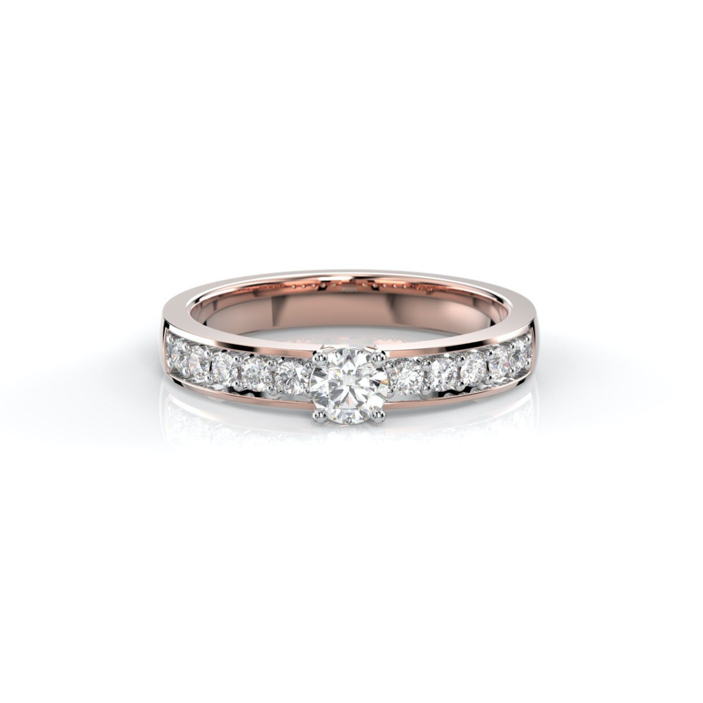 Timanttisormus Ariel Solitaire 0,40 ct Festive sormus