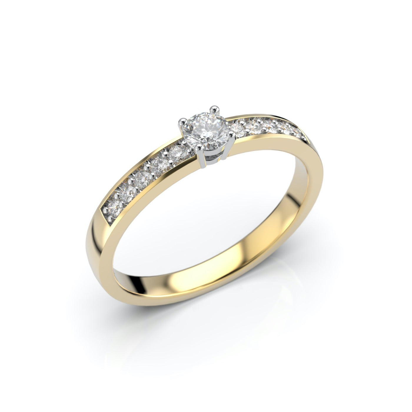 Timanttisormus Ariel Solitaire 0,22 ct Festive sormus