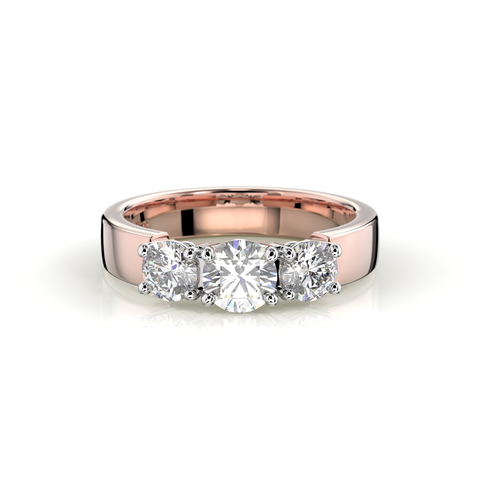 Timanttisormus Trilogy Trend 1,00 ct Festive sormus