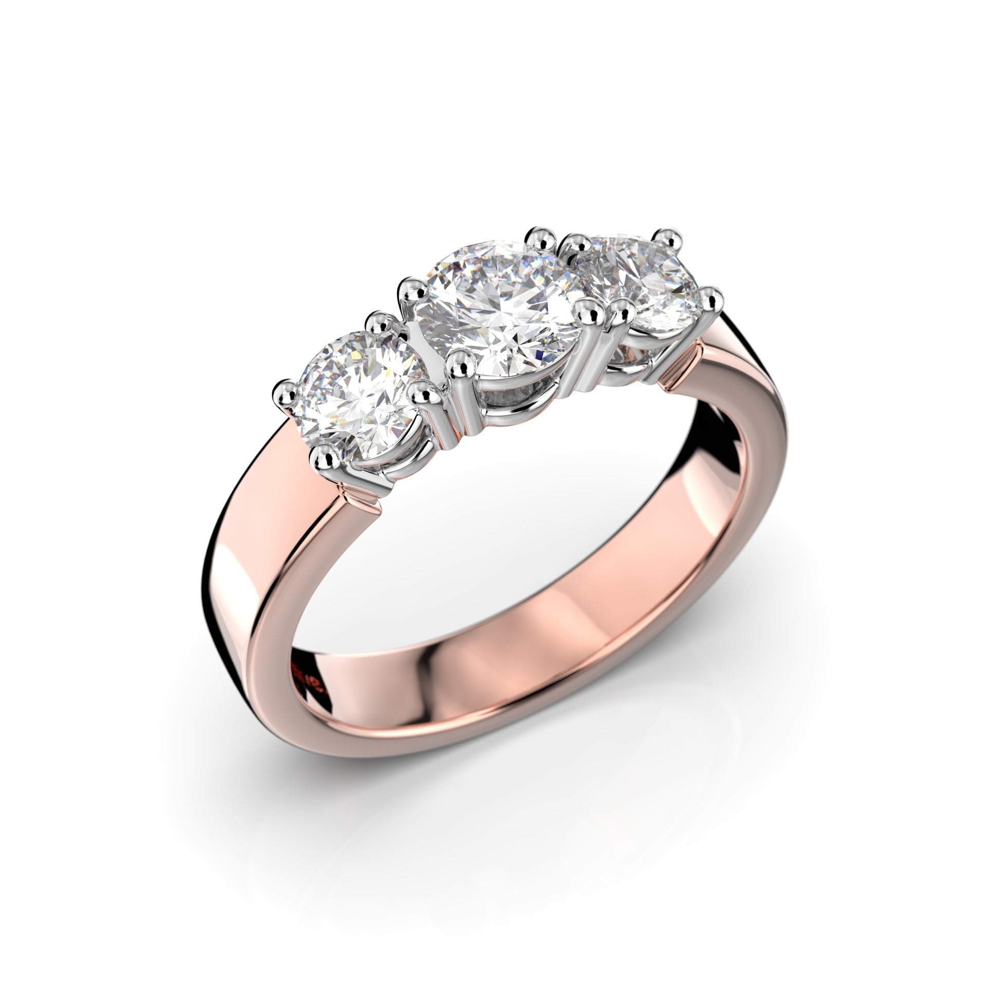 Timanttisormus Trilogy Trend 1,00 ct Festive sormus