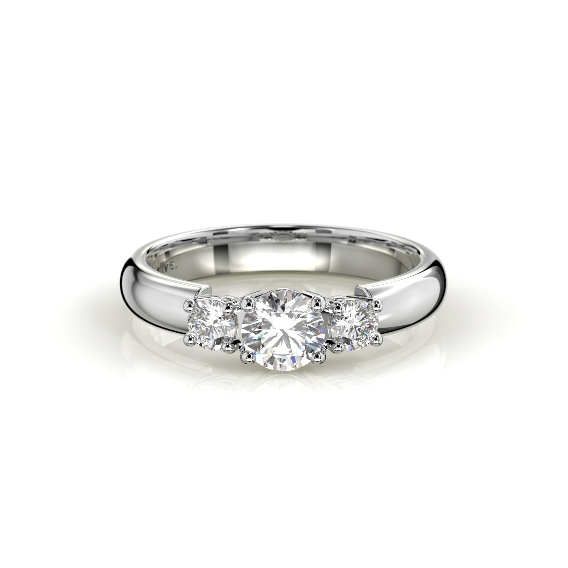 Timanttisormus Sophia Triple 0,35 ct Festive sormus