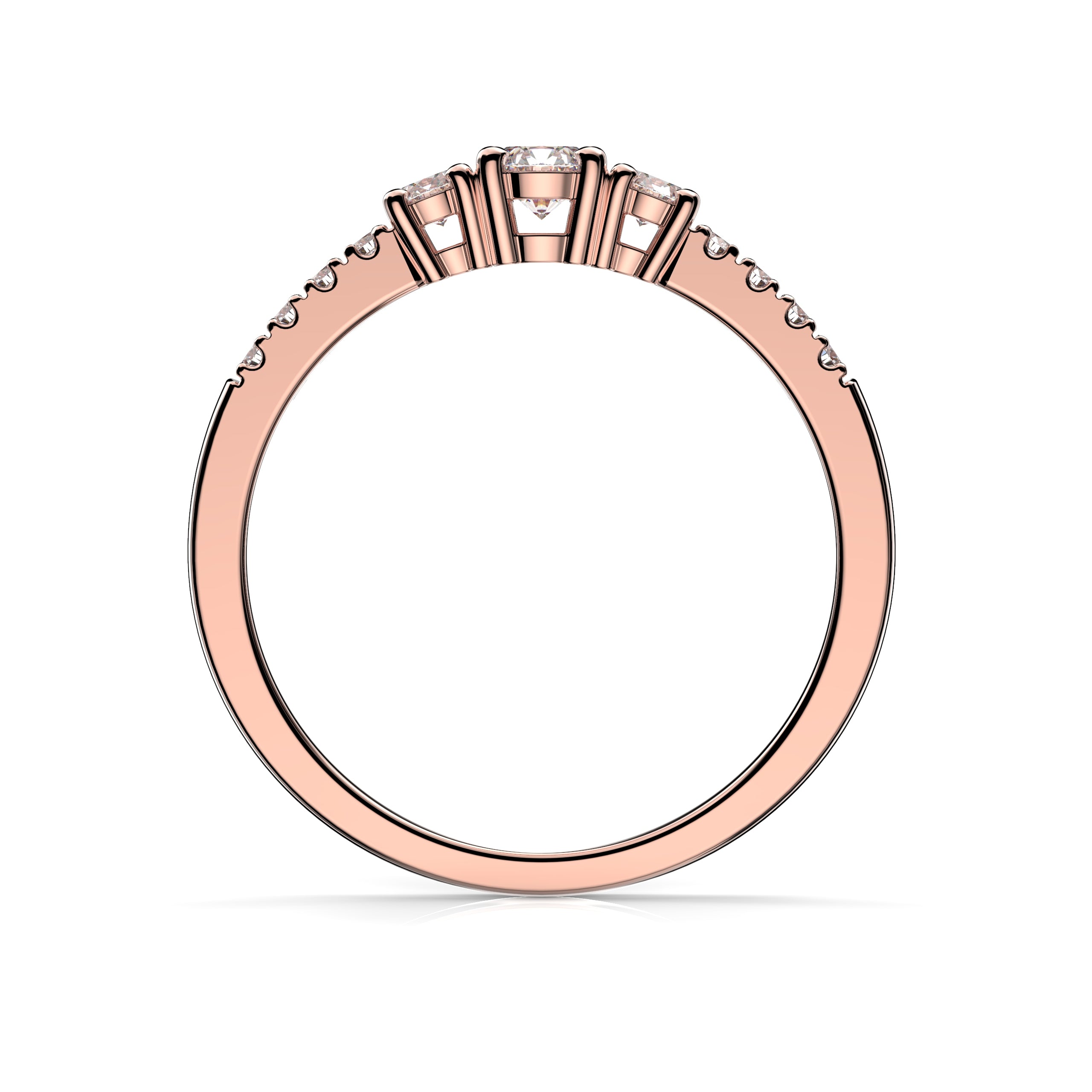 Timanttisormus Aurora 0,33 ct Festive sormus