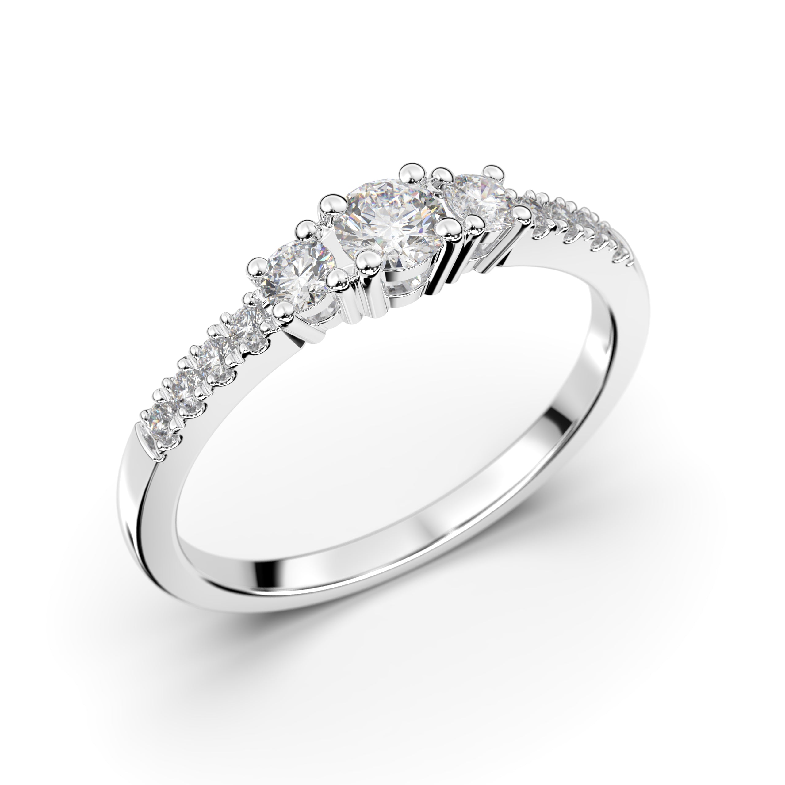 Timanttisormus Valerie 0,09 ct Festive sormus