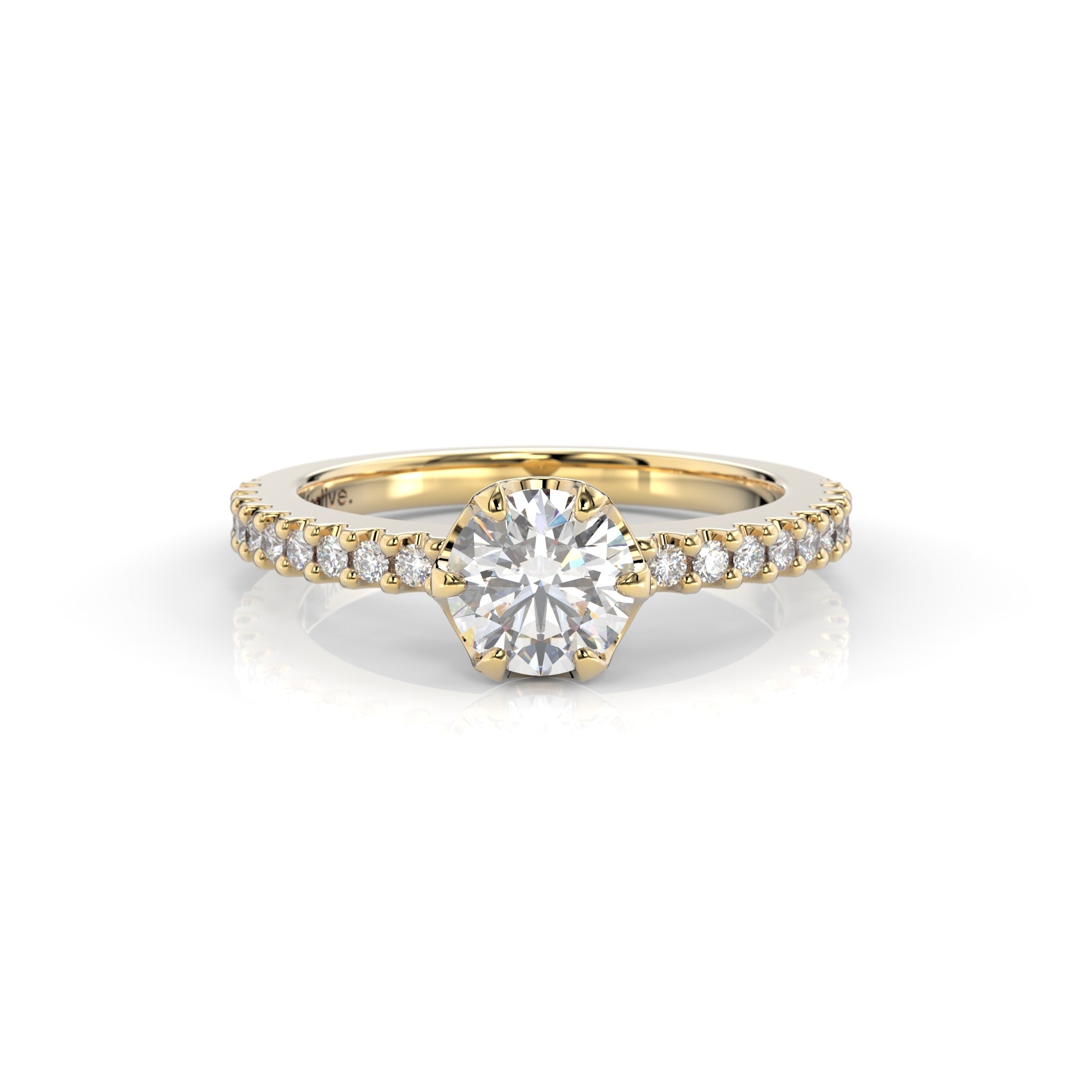 Timanttisormus Juliette 0,88 ct Festive sormus