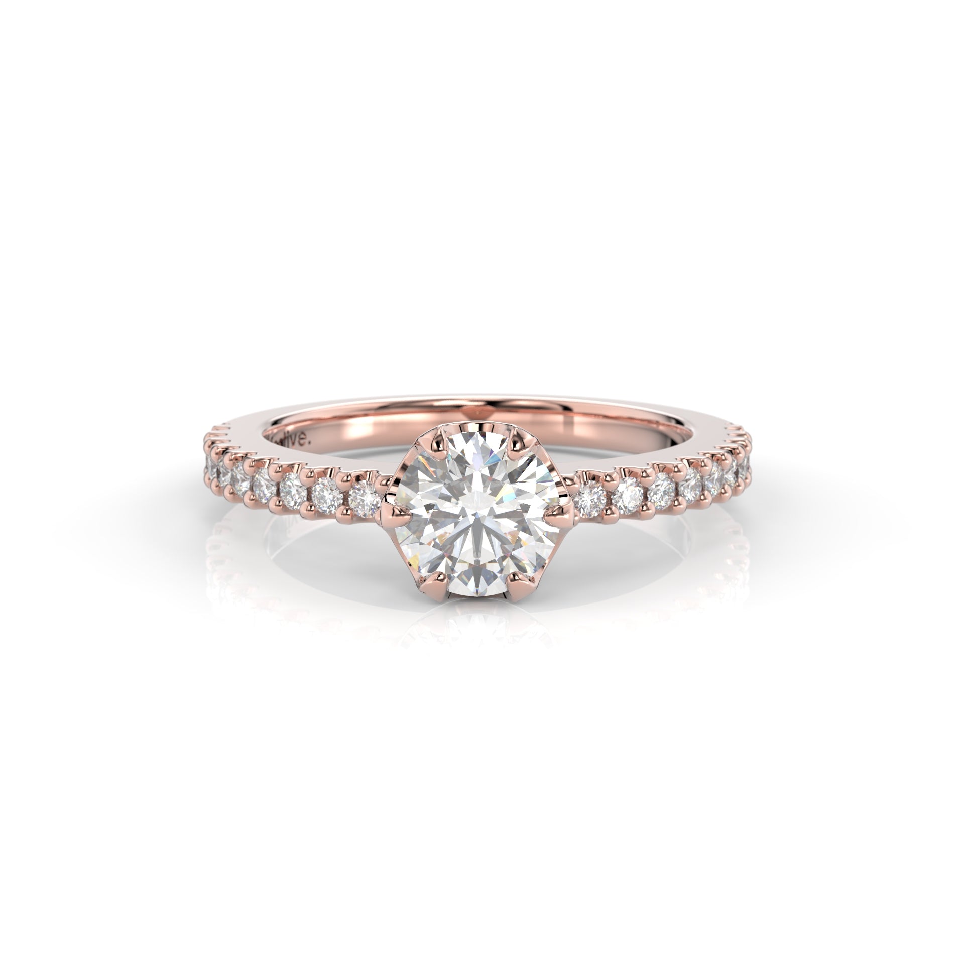 Timanttisormus Juliette 0,88 ct Festive sormus