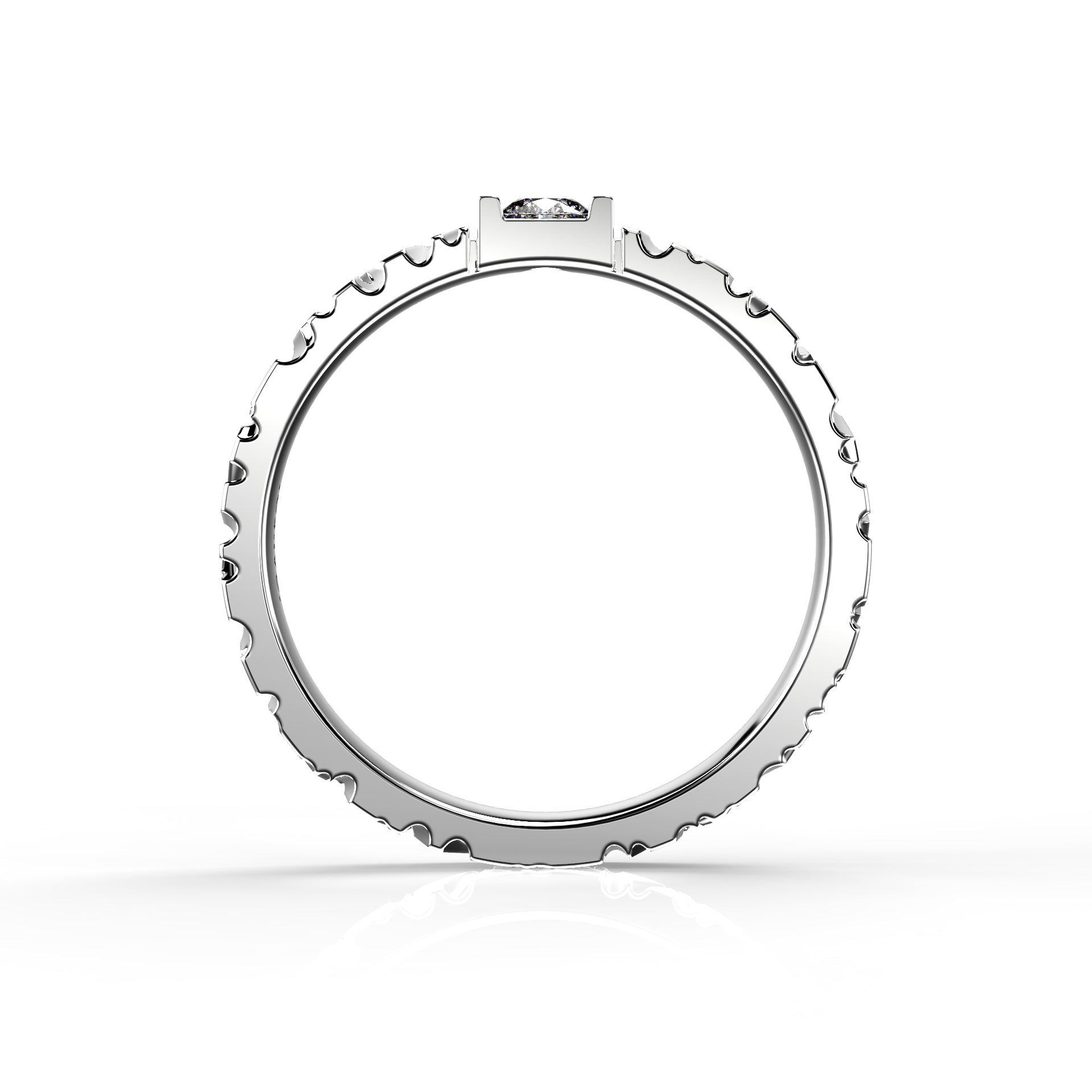 Rautapuu 3,0 mm / 0,10 ct - OUTLET Festive sormus