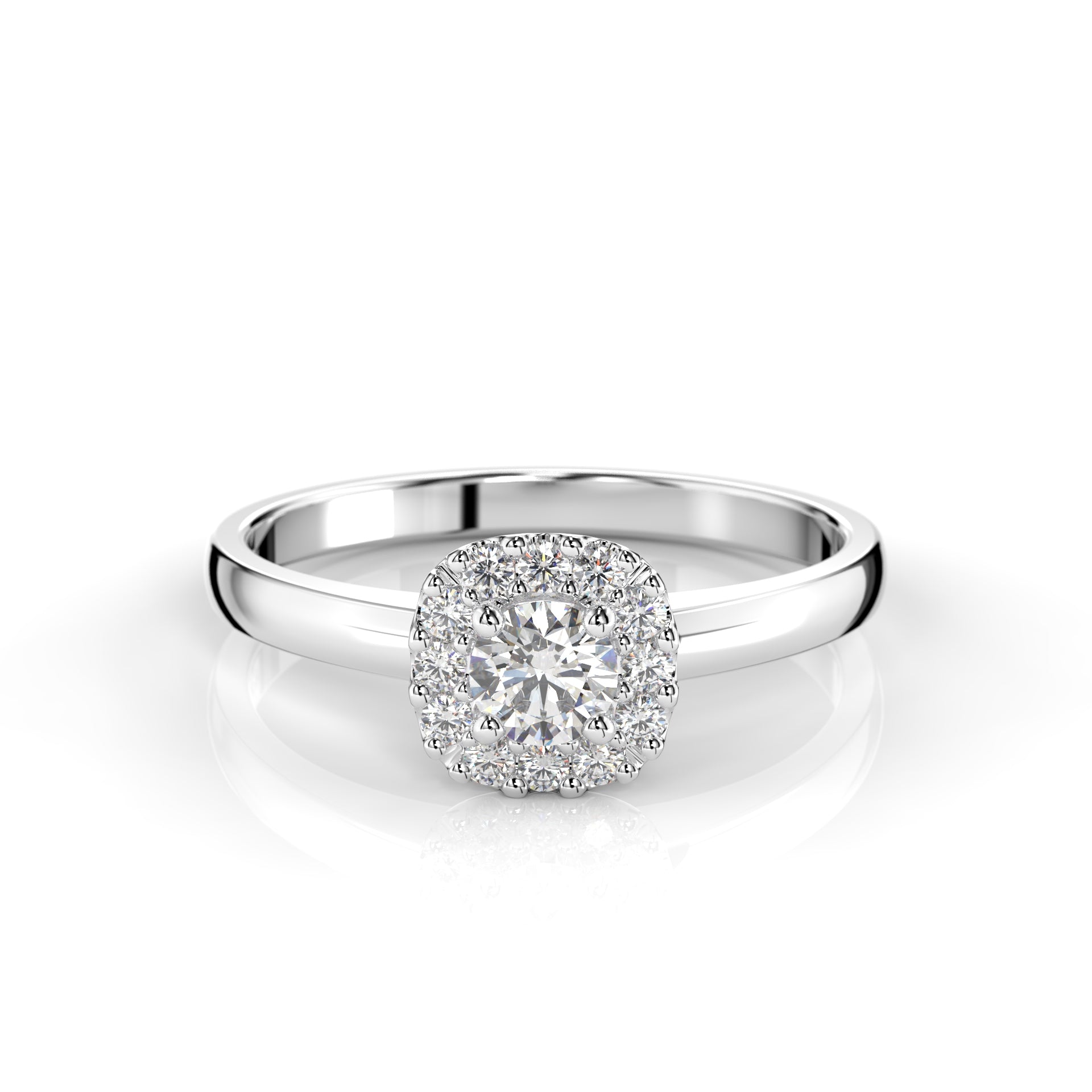Janette Akvamariini 0,30 ct Festive sormus