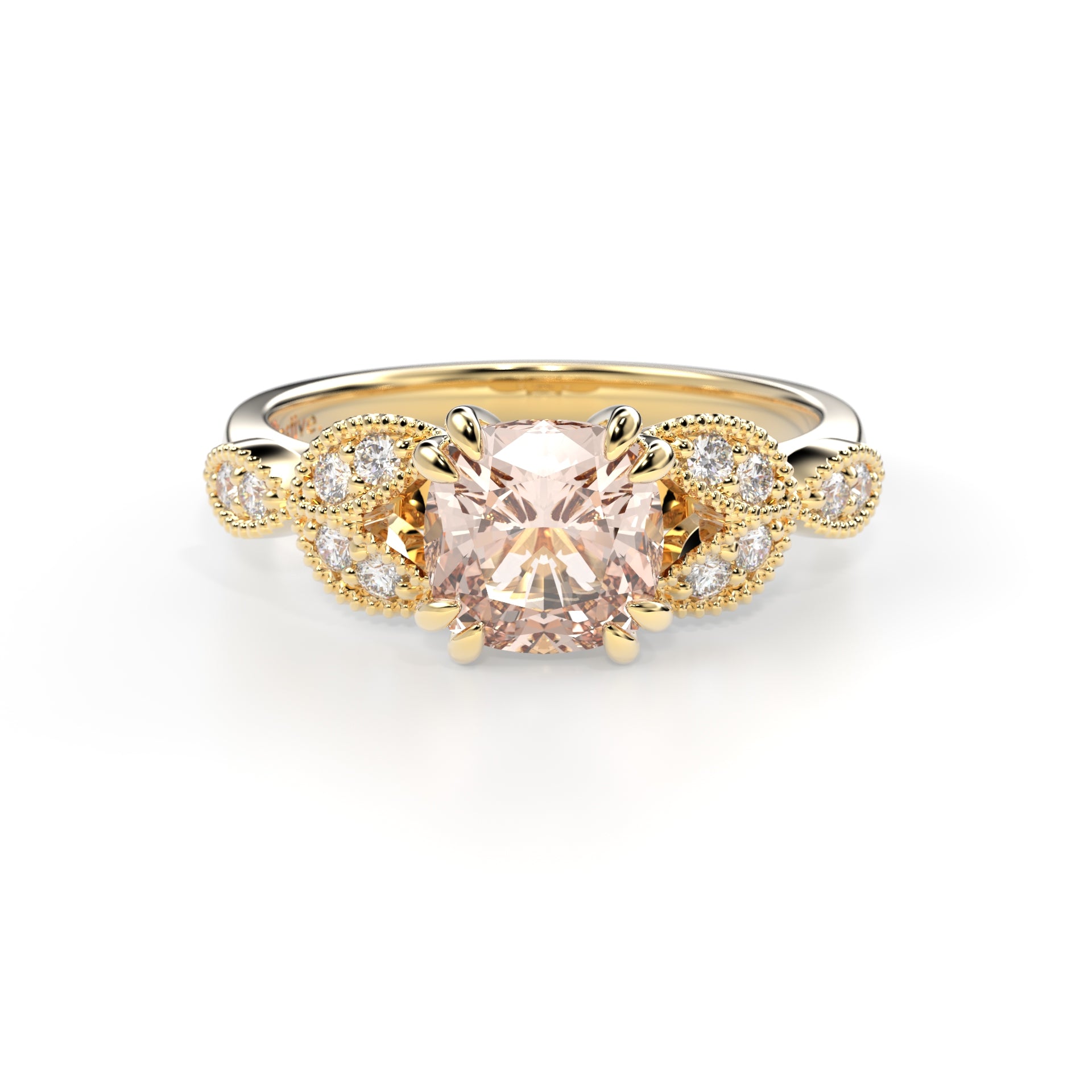 Lotus Timanttikorvakorut 0,24 ct Festive sormus