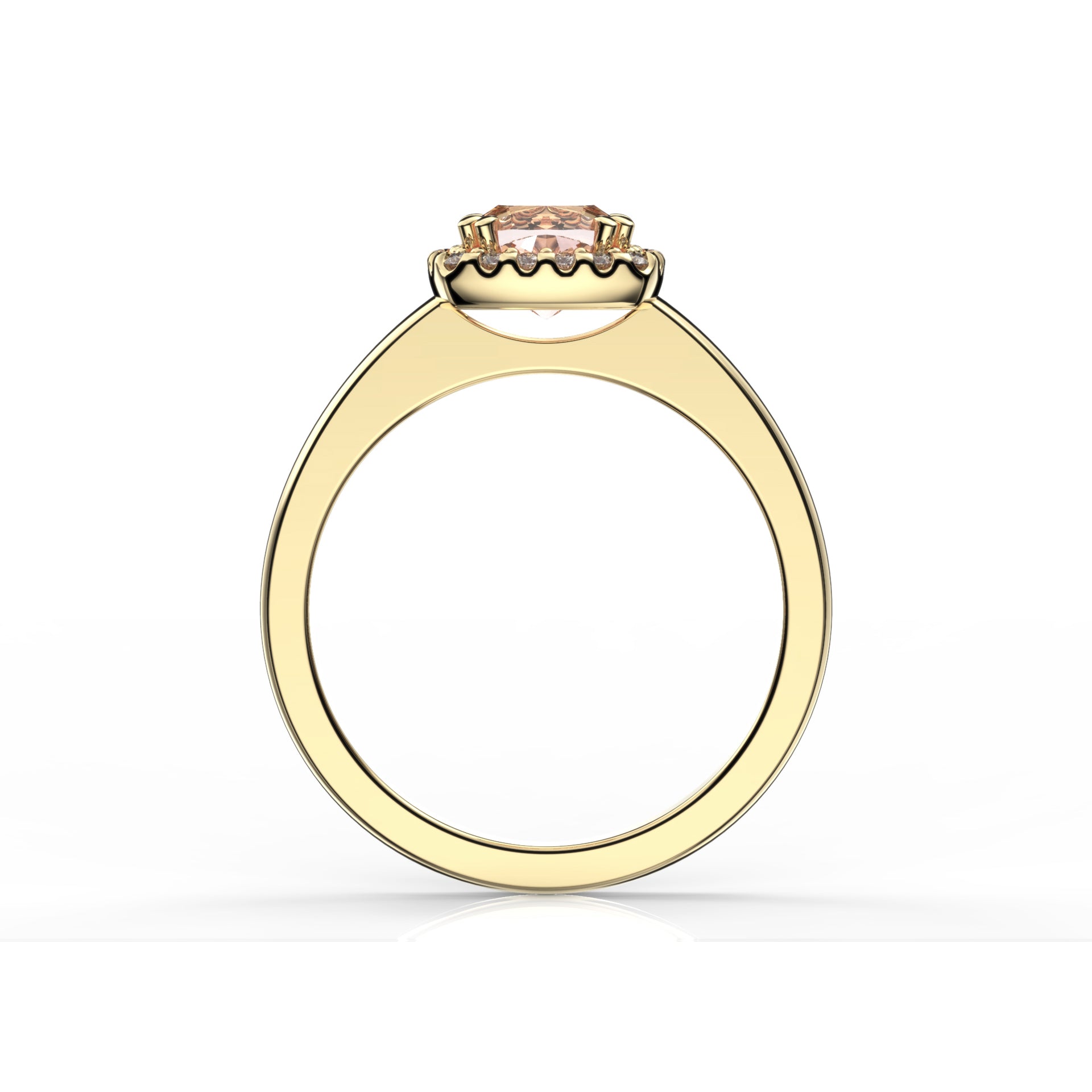 Elsa Diamant Morganit Ring