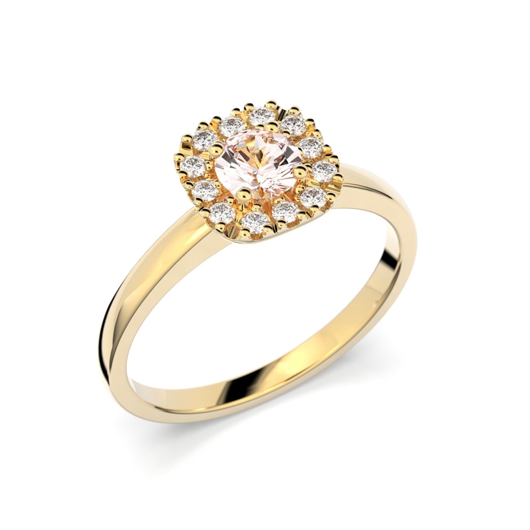 Josefiina Morganiitti 0,42 ct Festive sormus