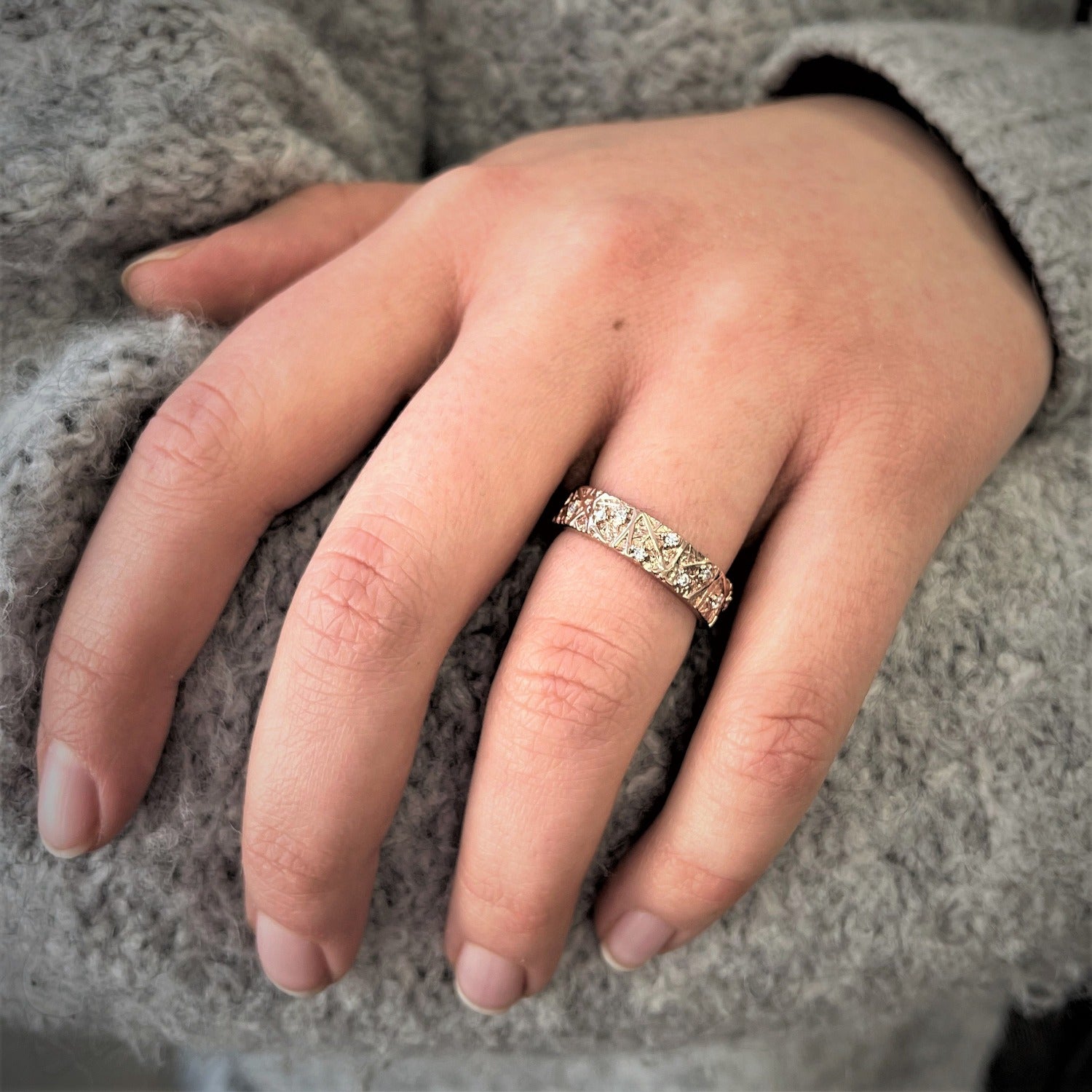 Routa 5,0 mm/0,09 ct - timanttisormus Festive sormus