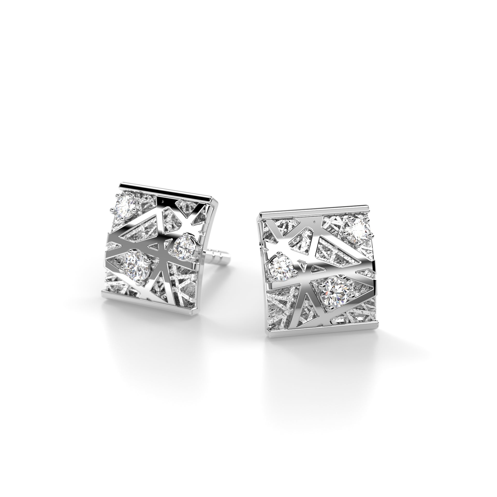 Routa Timanttikorvakorut 6 mm/0,07 ct Festive sormus