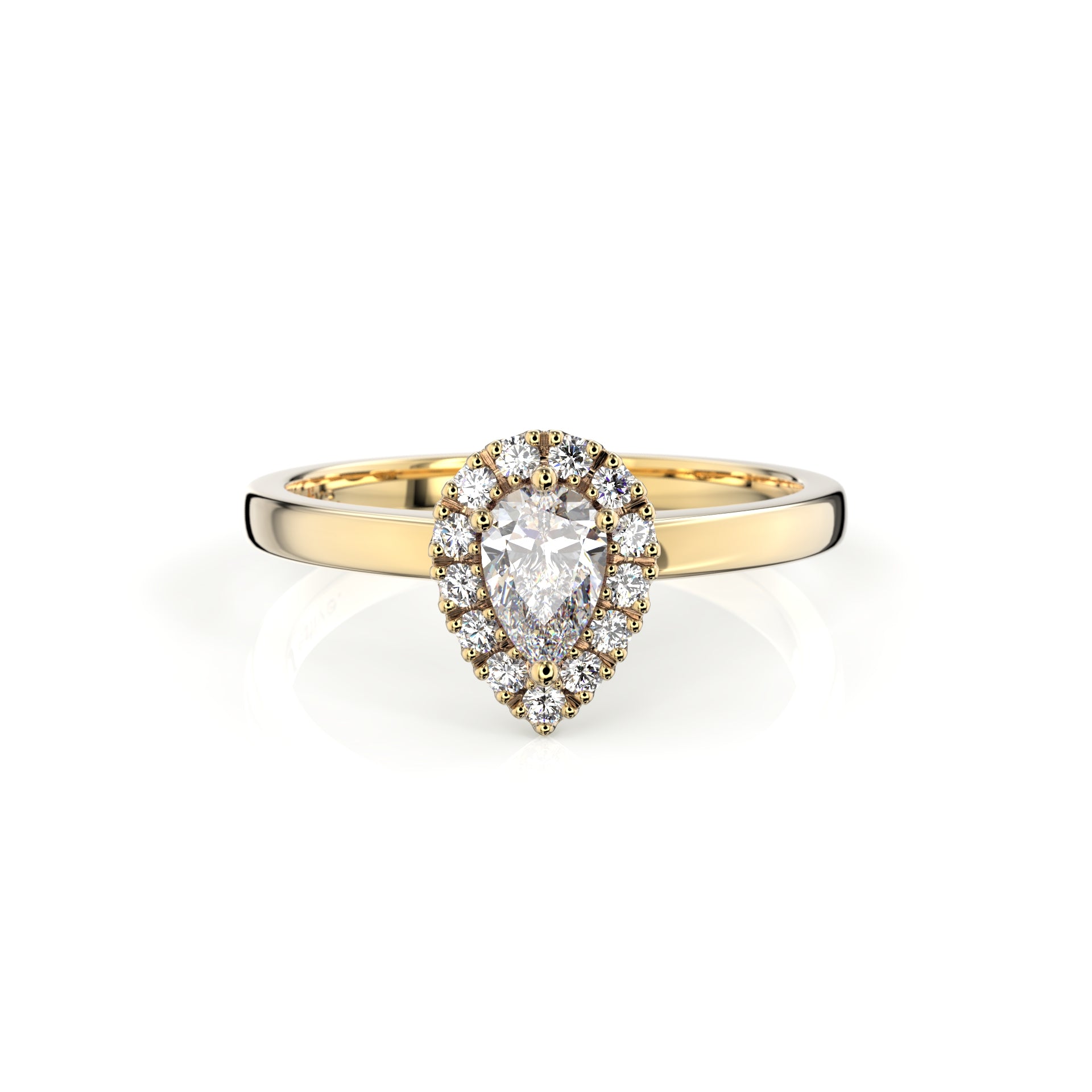 Timanttisormus Penelope 0,43 ct Festive sormus