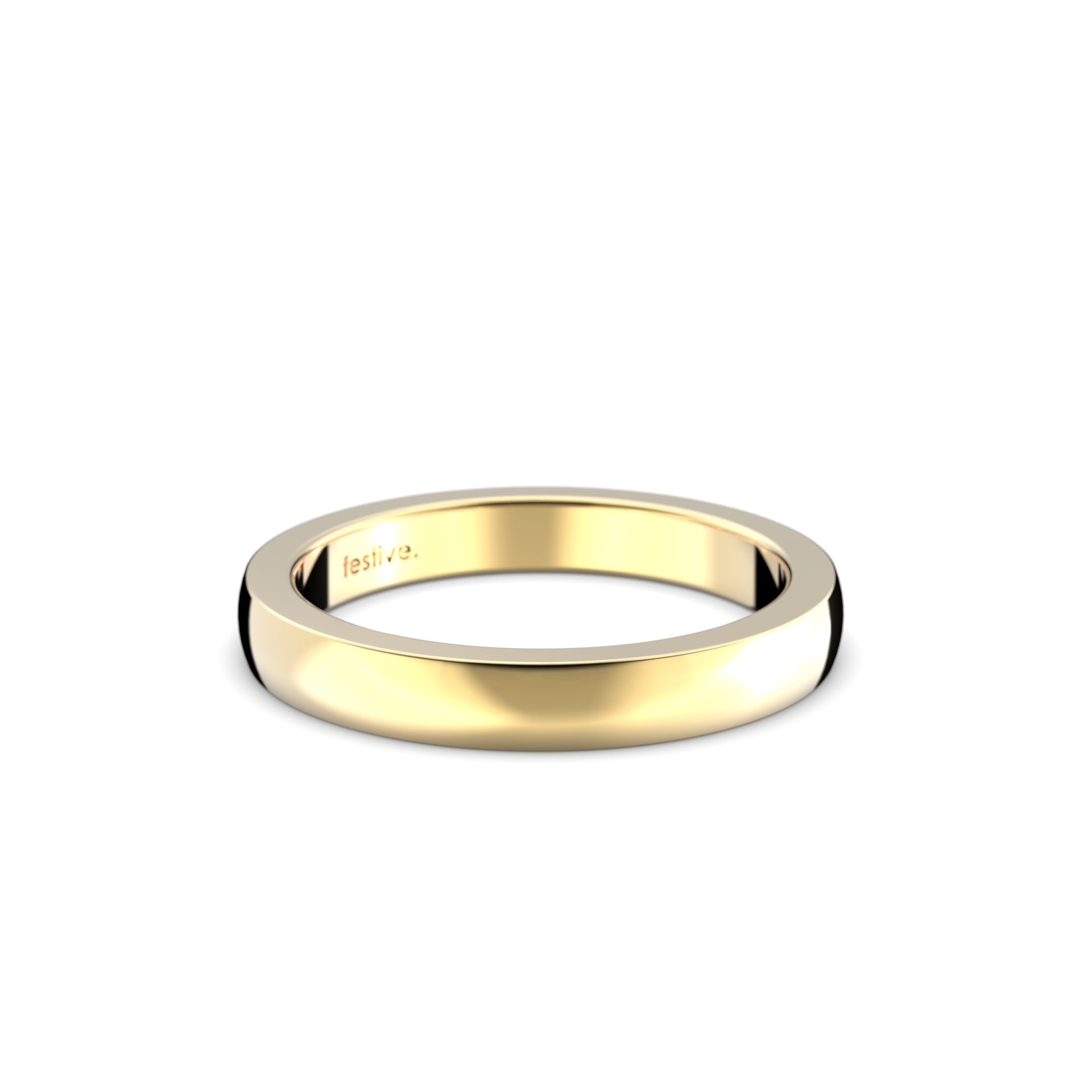 Firenze Heavy 3,0 mm Festive sormus